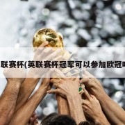 英联赛杯(英联赛杯冠军可以参加欧冠吗)