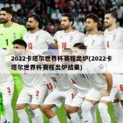 2022卡塔尔世界杯赛程出炉(2022卡塔尔世界杯赛程出炉结果)