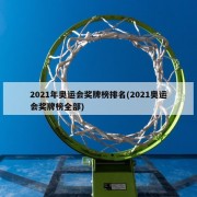 2021年奥运会奖牌榜排名(2021奥运会奖牌榜全部)