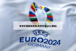 世界杯赛程安排表(世界杯赛2021赛程)